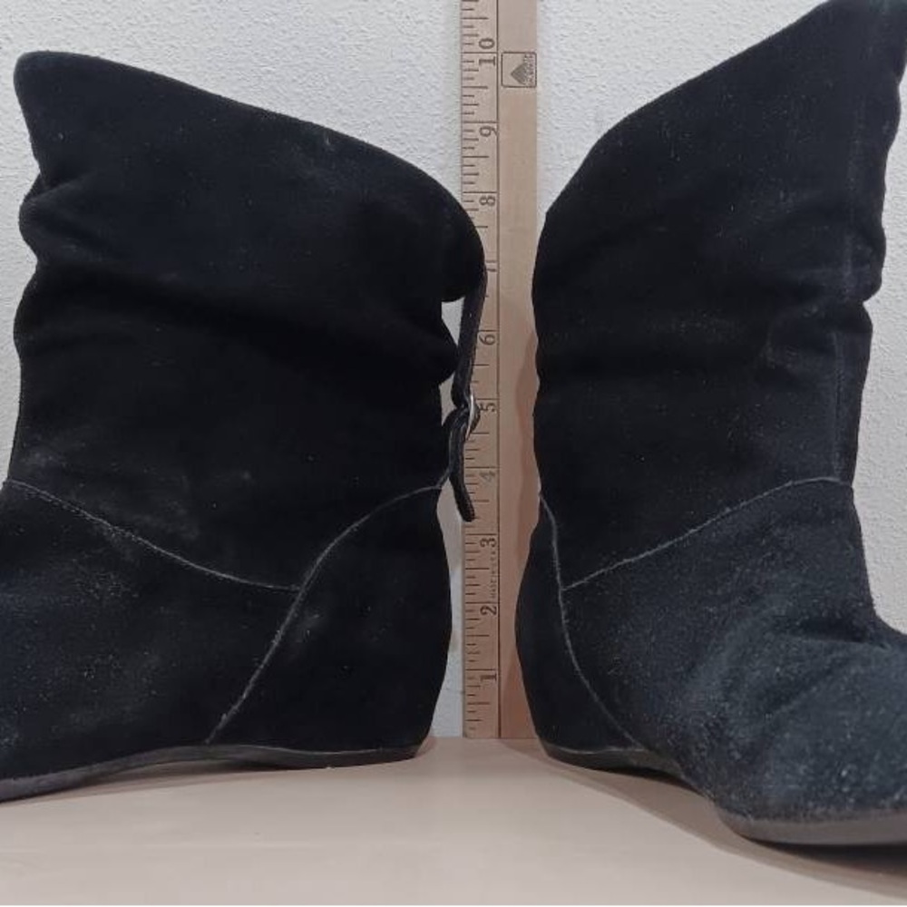 Steve Madden Cuppidd Black Ankle Boots - No Heel